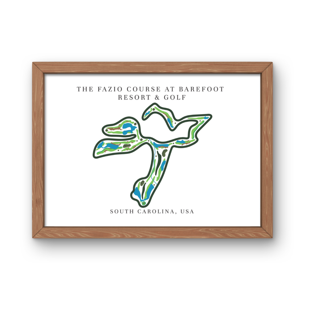 The Fazio Course at Barefoot Resort & Golf, Golf Course Prints, South Carolina