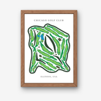 Chicago Golf Club Golf Course Prints, Illinois, Golf Map Artwork