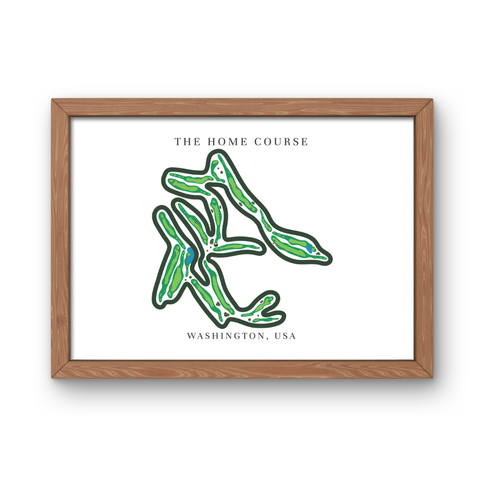 The Home Course, Golf Course Prints, Washington