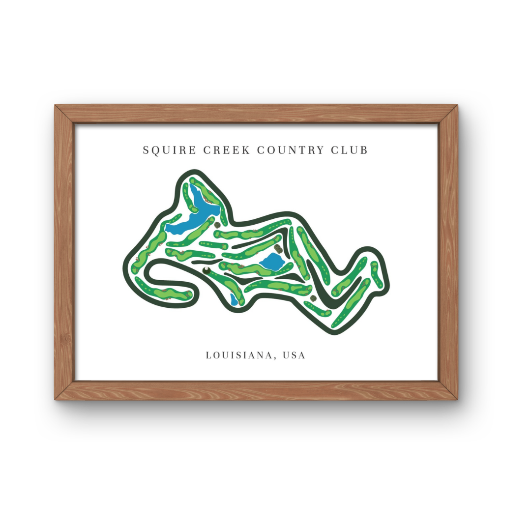 Squire Creek Country Club, Golf Course Prints, Louisiana