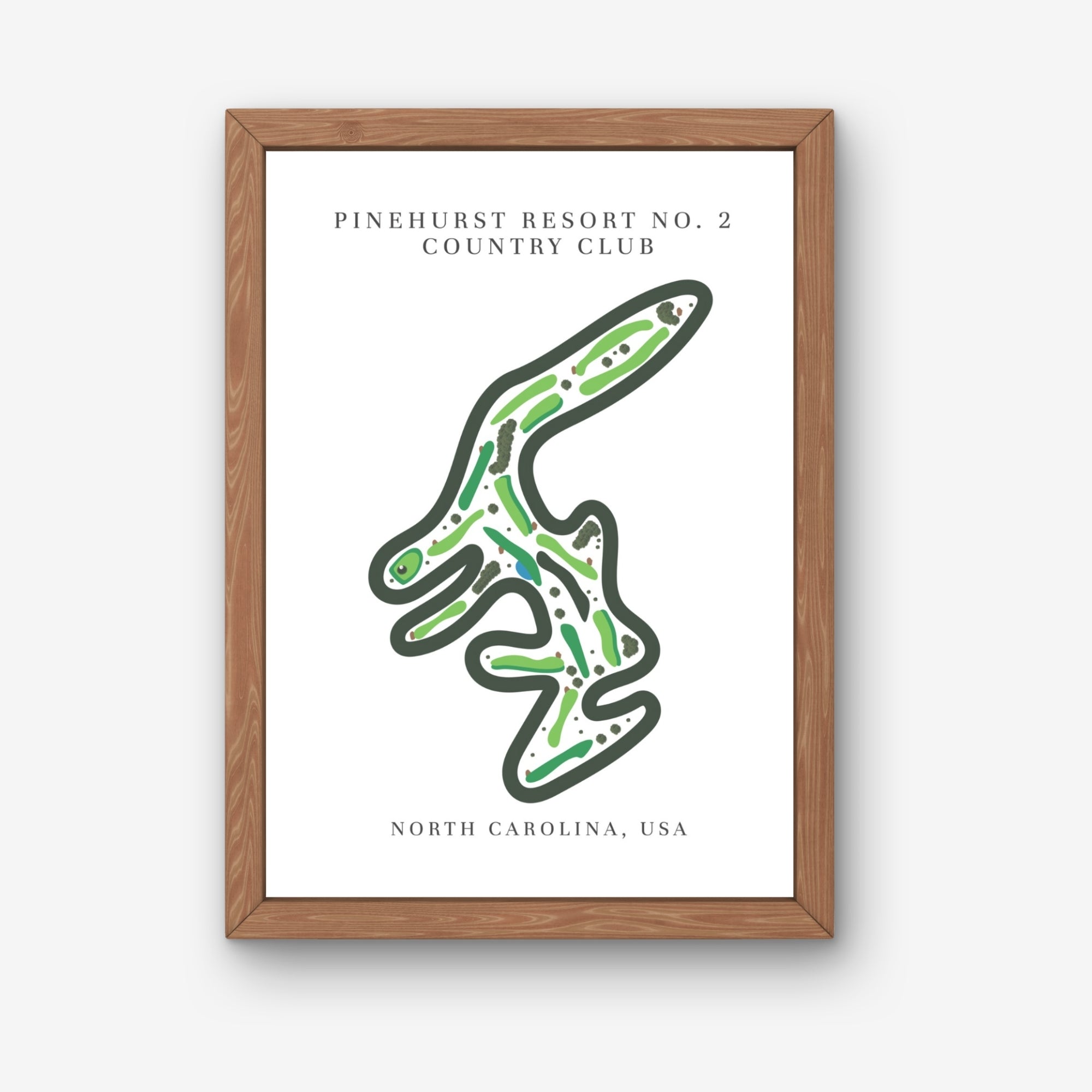 Pinehurst Resort No. 2 Country Club Golf Course Print, North Carolina