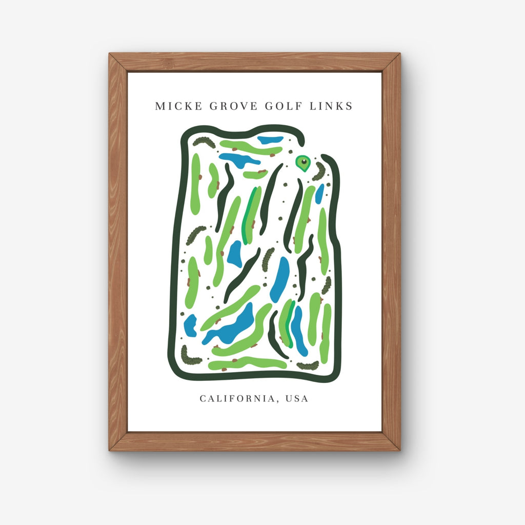 Micke Grove Golf Links, Golf Course Print, California