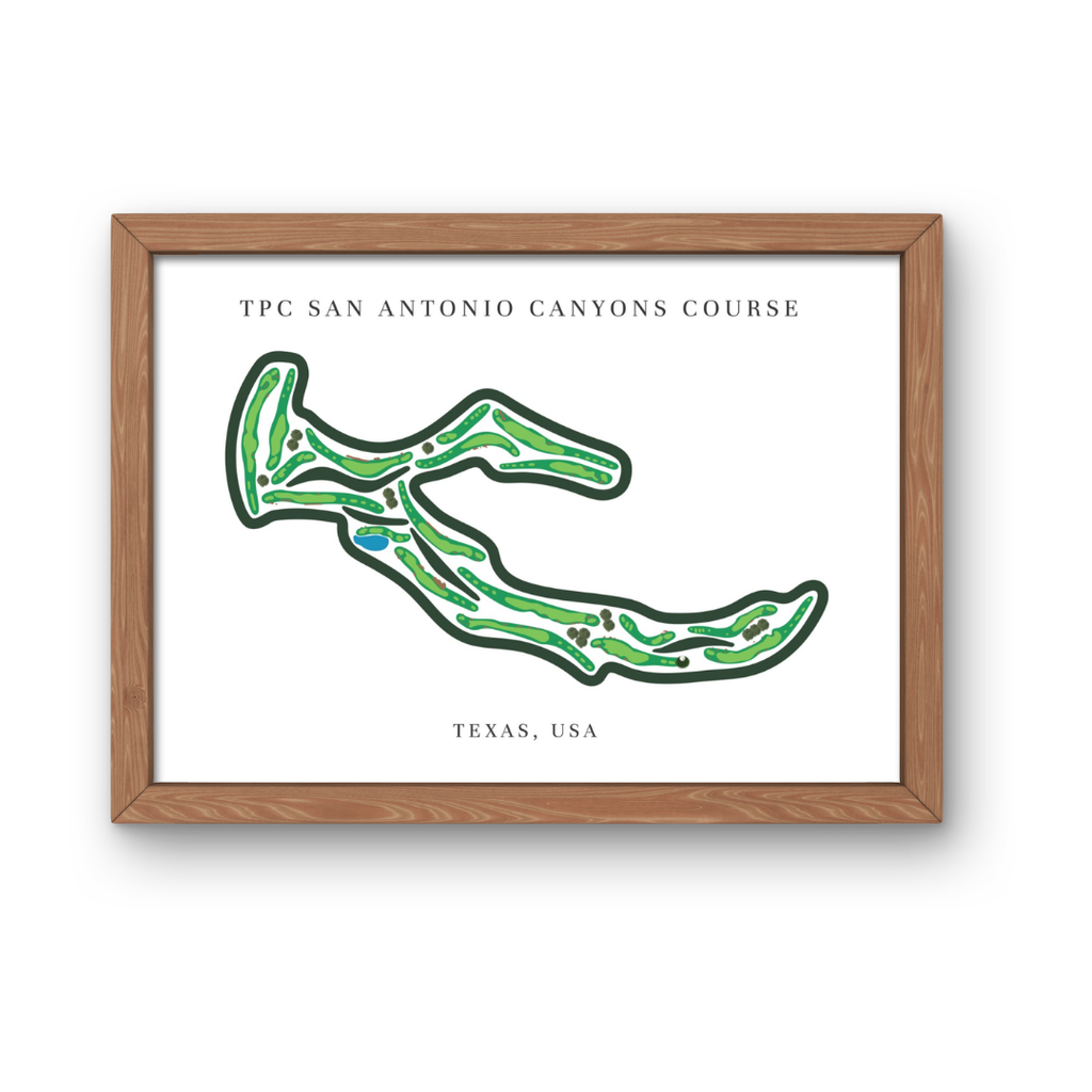 TPC San Antonio Canyons Course, Golf Course Prints, Texas