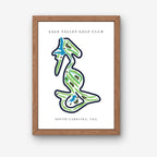 Sage Valley Golf Club Golf Course Prints, South Carolina, Golf Map Artwork