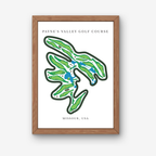 Payne's Valley Golf Course Prints, Missouri, Golf Map Artwork