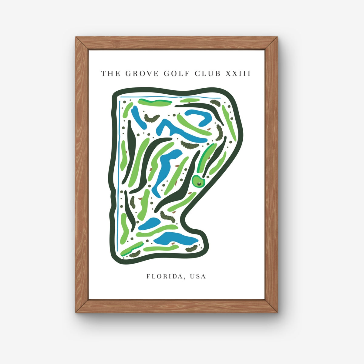 The Grove Golf Club XXIII, Golf Course Print, Florida