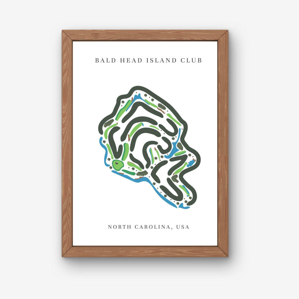 Bald Head Island Club, Golf Course Print, North Carolina