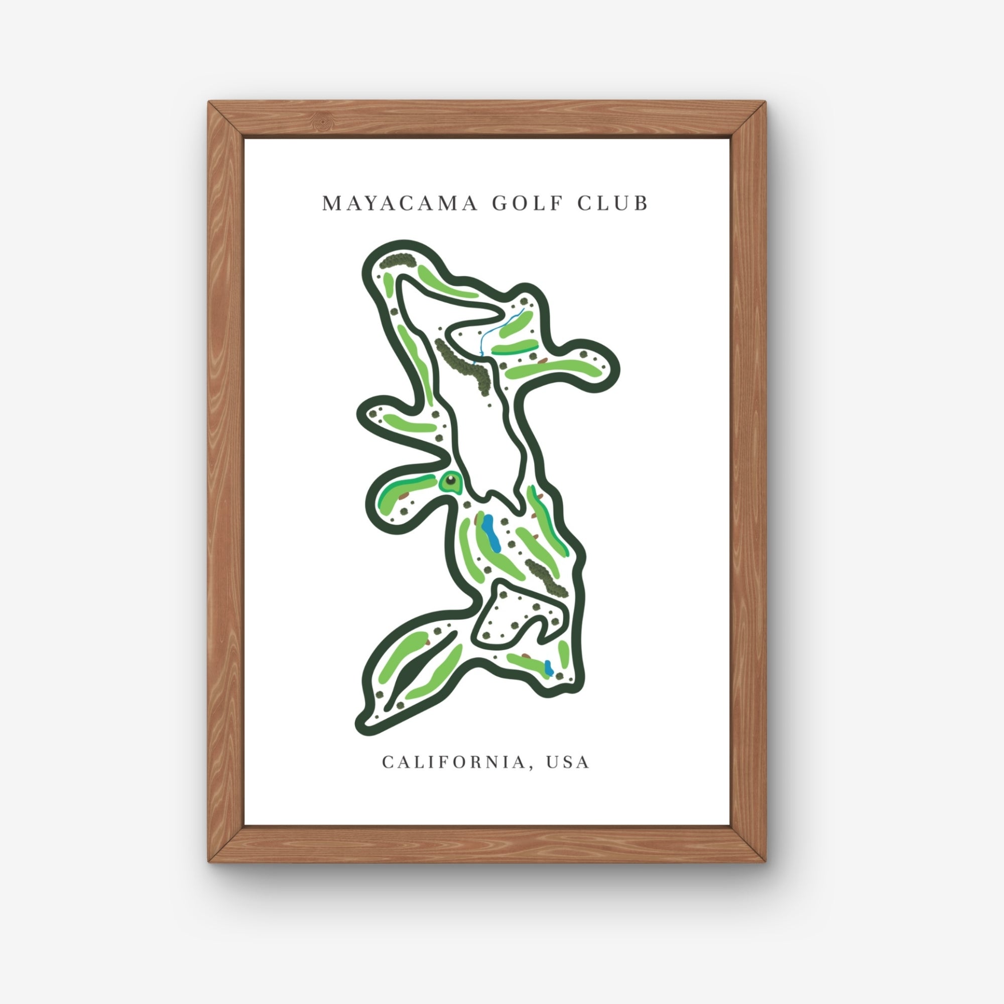 Mayacama Golf Club, Golf Course Print, California