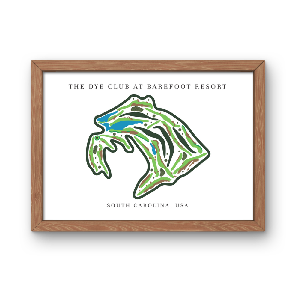 The Dye Club At Barefoot Resort, Golf Course Prints, South Carolina