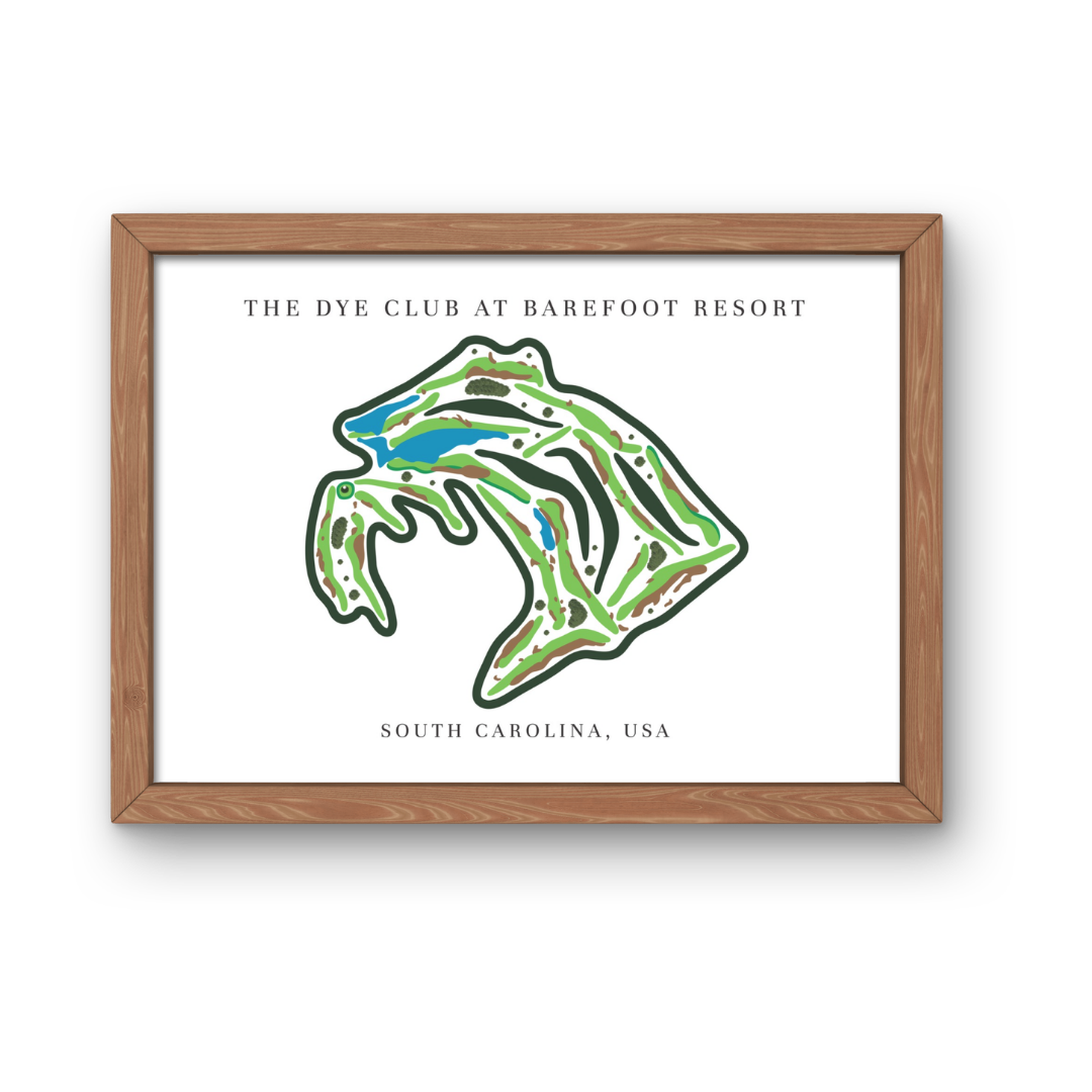 The Dye Club At Barefoot Resort, Golf Course Prints, South Carolina