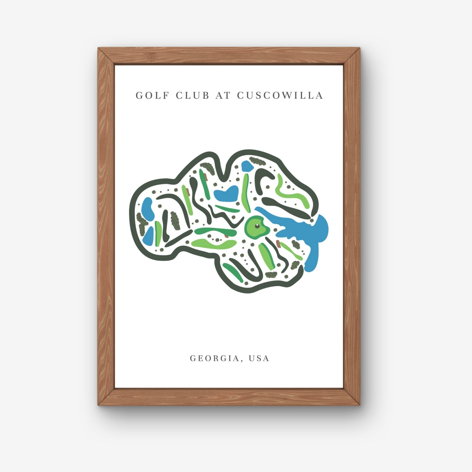 Cuscowilla Golf Club, Golf Course Print, Georgia