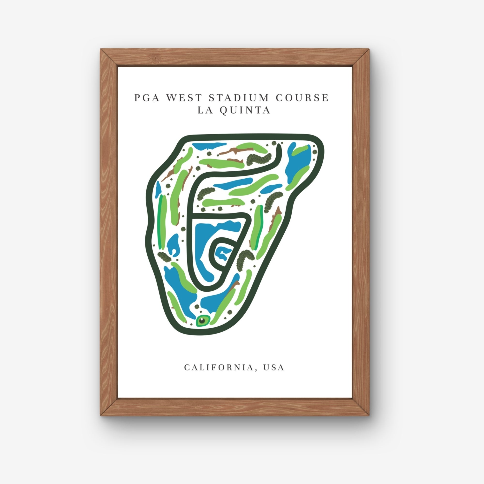 PGA West Stadium Course, Golf Course Print, California