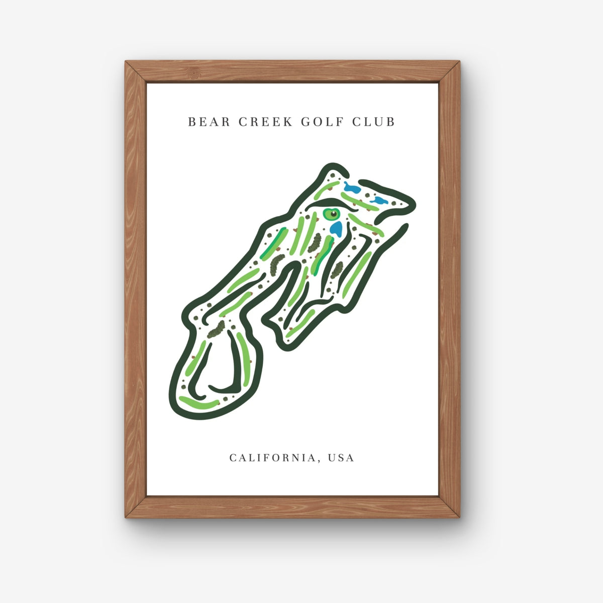 Bear Creek Golf Club, Golf Course Print, California