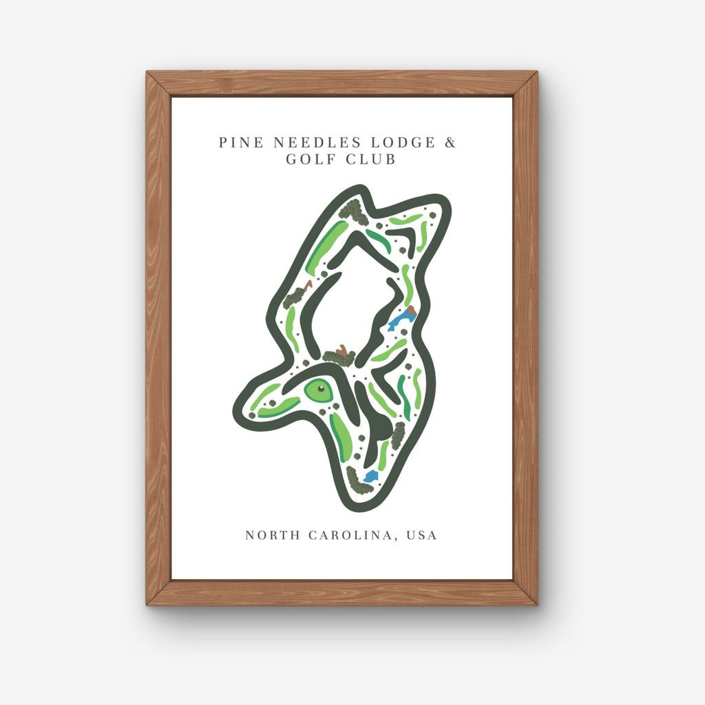 Pine Needles Lodge & Golf Club, Golf Course Print, North Carolina