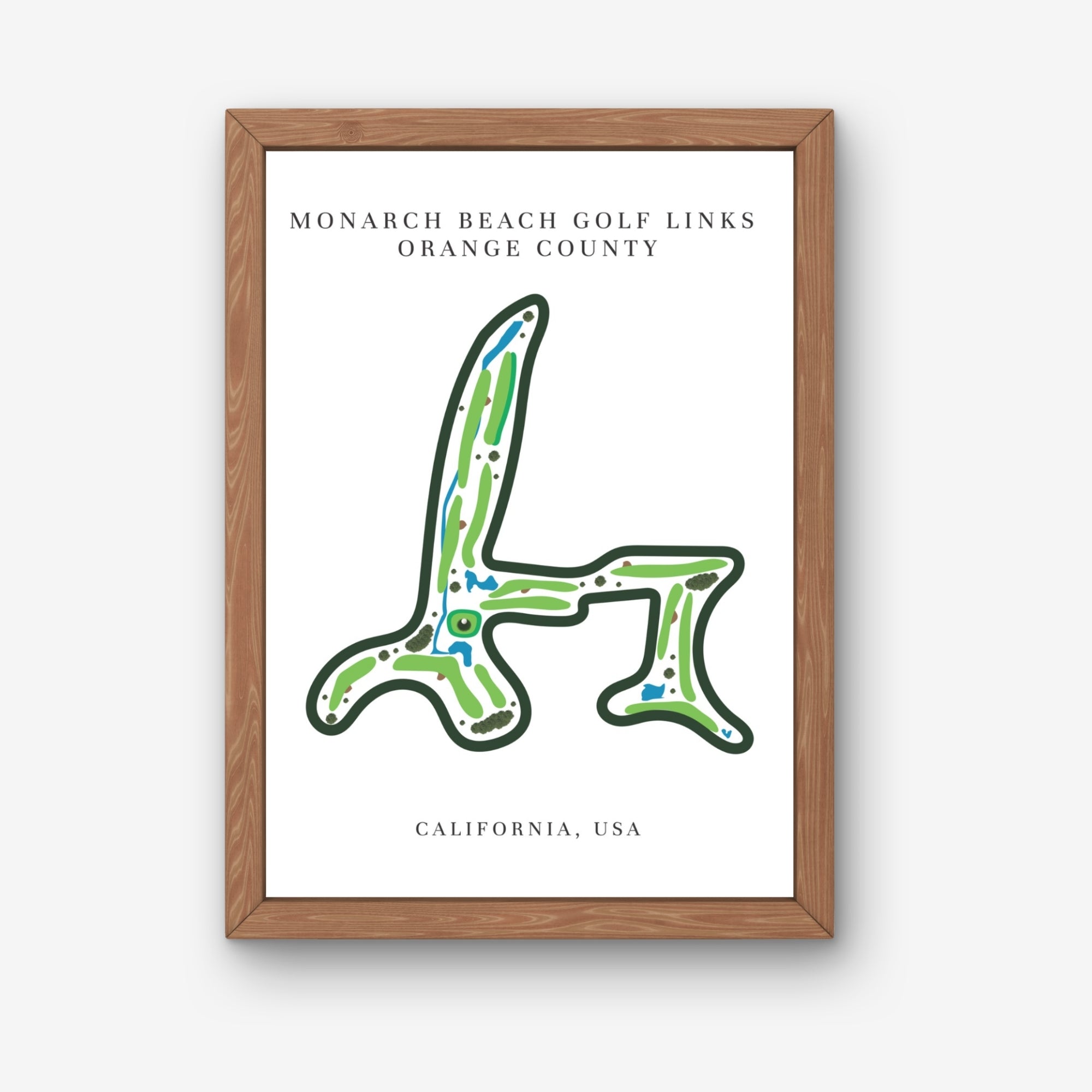 Monarch Beach Golf Links, Golf Course Print, California