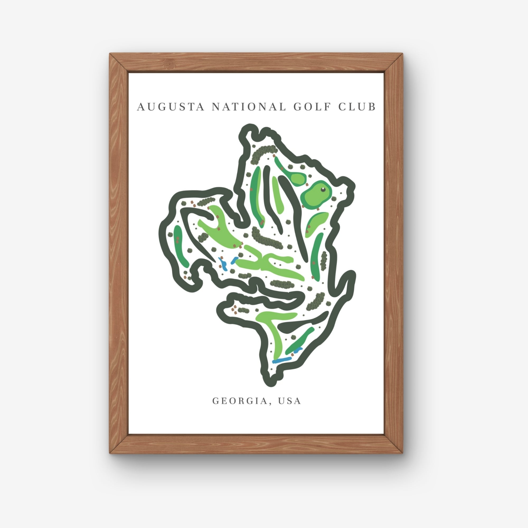 Augusta National Golf Club, Golf Course Print, Georgia