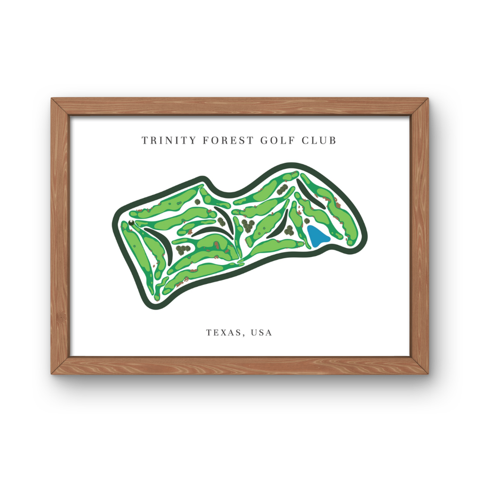 Trinity Forest Golf Club, Golf Course Prints, Texas