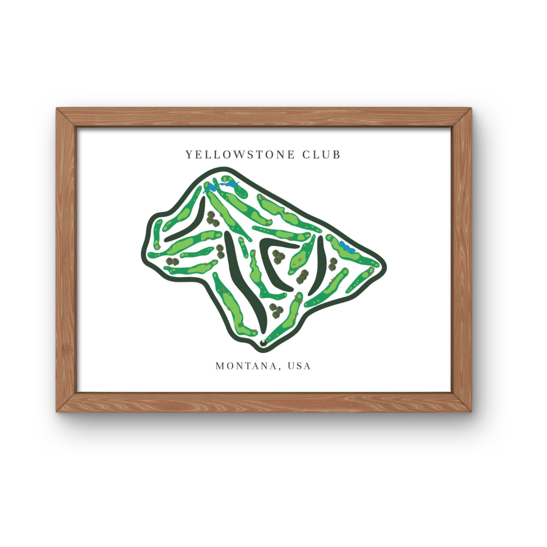Yellowstone Club, Golf Course Print, Montana