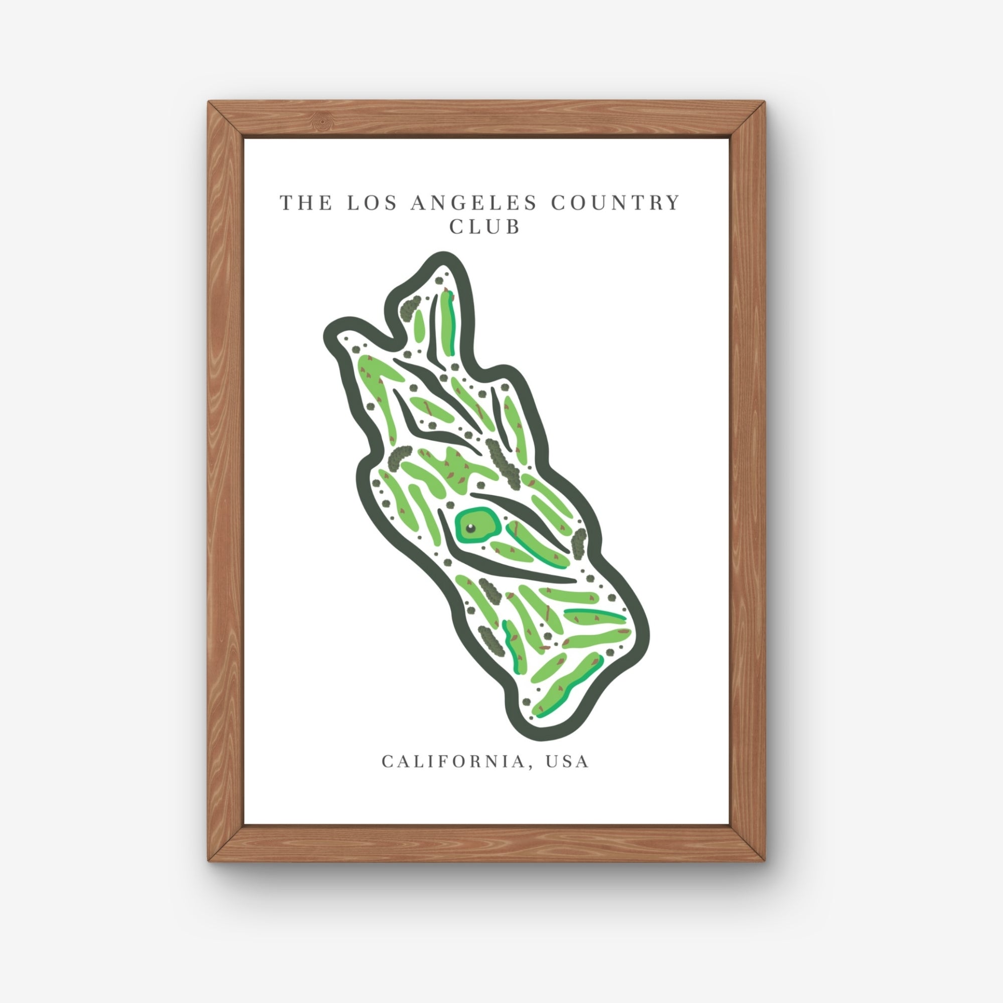 The Los Angeles Country Club, Golf Course Print, California