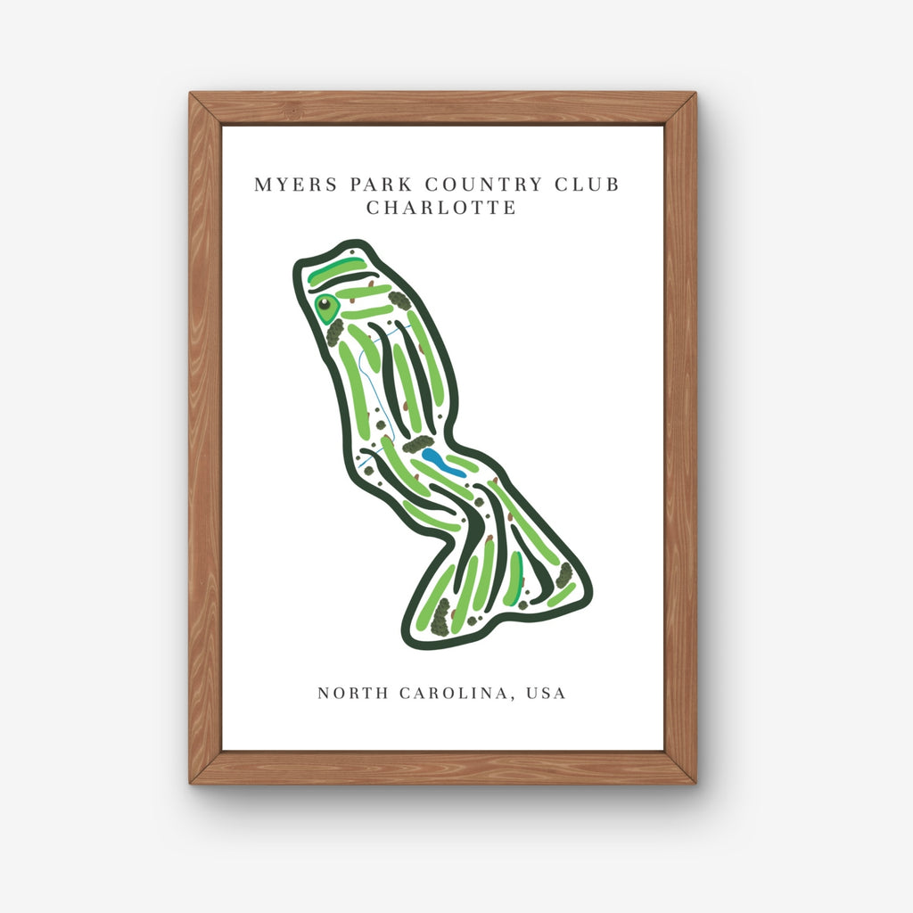 Myers Park Country Club Golf Course Prints, North Carolina