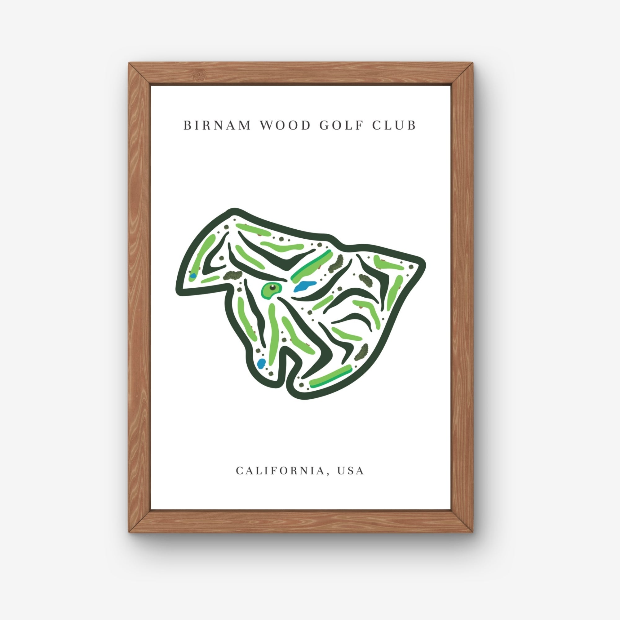 Birnam Wood Golf Club, Golf Course Print, California