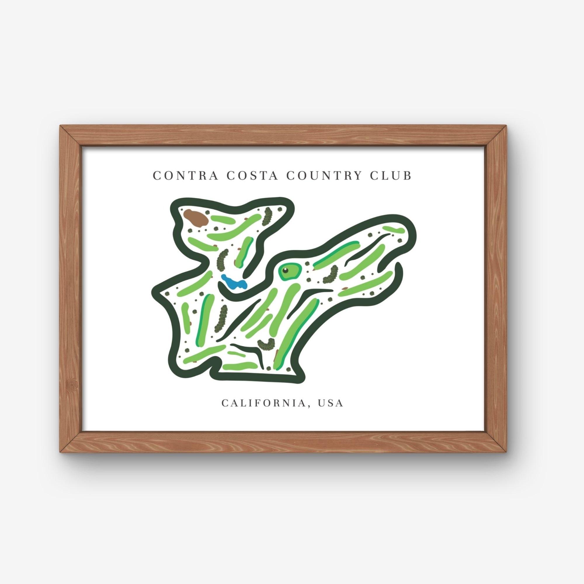 Contra Costa Country Club, Golf Course Print, California