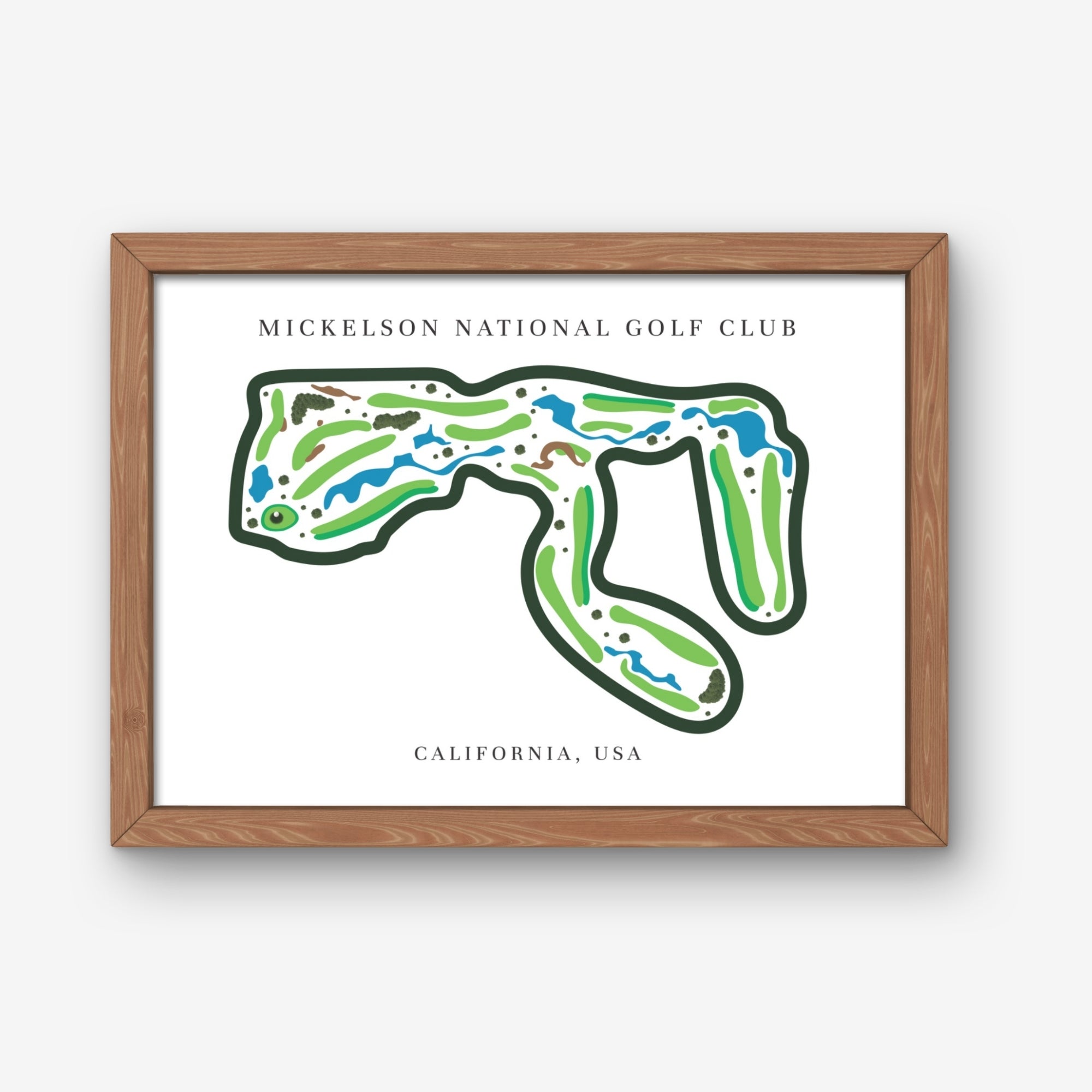 Mickelson National Golf Club, Golf Course Print, California