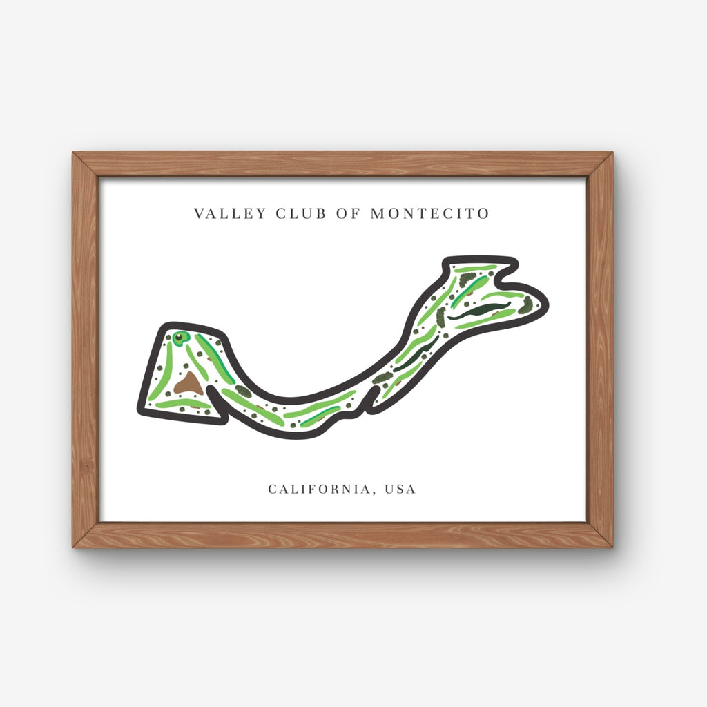 Valley Club of Montecito, Golf Course Print, California