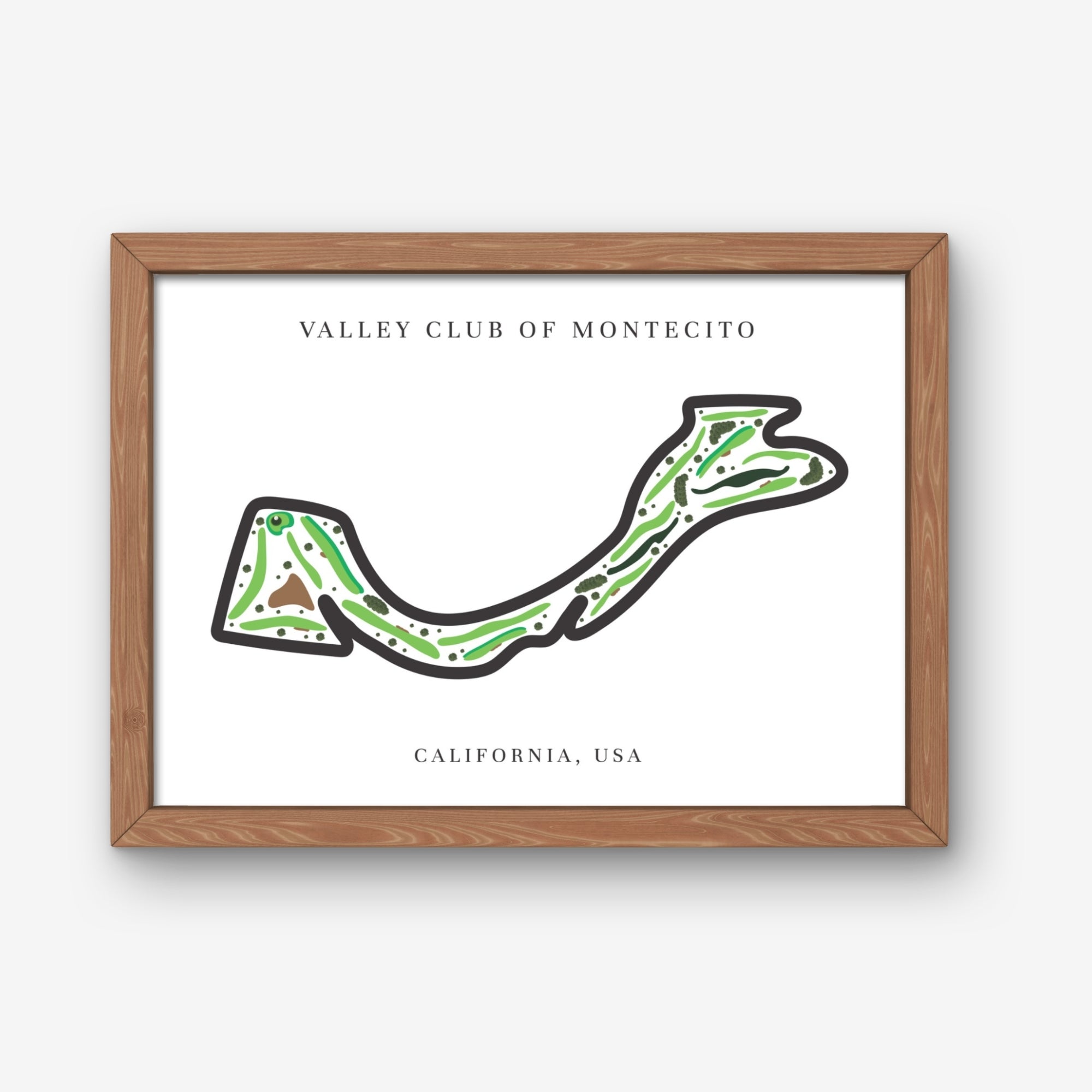Valley Club of Montecito, Golf Course Print, California