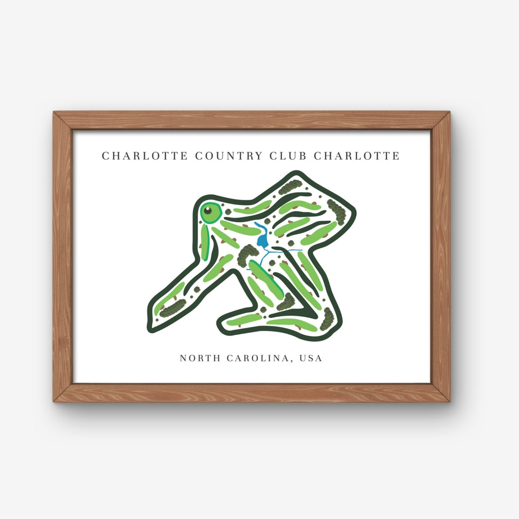 Charlotte Country Club Golf Course Print, North Carolina