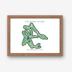 The Home Course Golf Course Prints, Washington, Golf Map Artwork