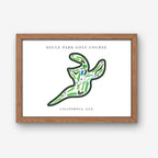 Soule Park Golf Course Print, California, Golf Map Artworks