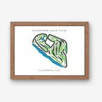 Sandpiper Golf Club, Golf Course Print, California