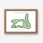 Blythe Golf Course Golf Course Prints, California, Golf Map Artwork