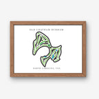 Old Chatham Golf Course Prints, North Carolina, Golf Map Artwork