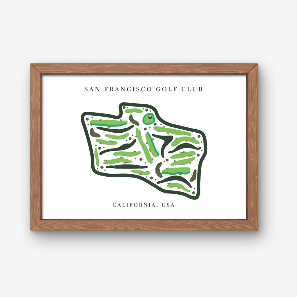 San Francisco Golf Club, Golf Course Print, California
