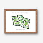 San Francisco Golf Club, Golf Course Print, California