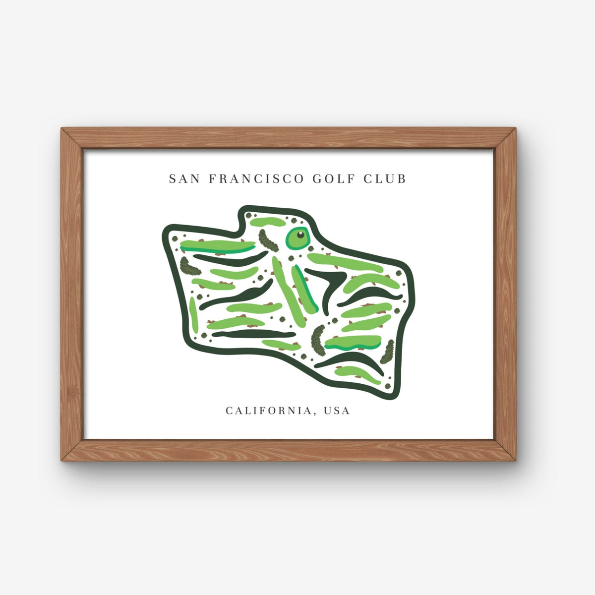 San Francisco Golf Club, Golf Course Print, California
