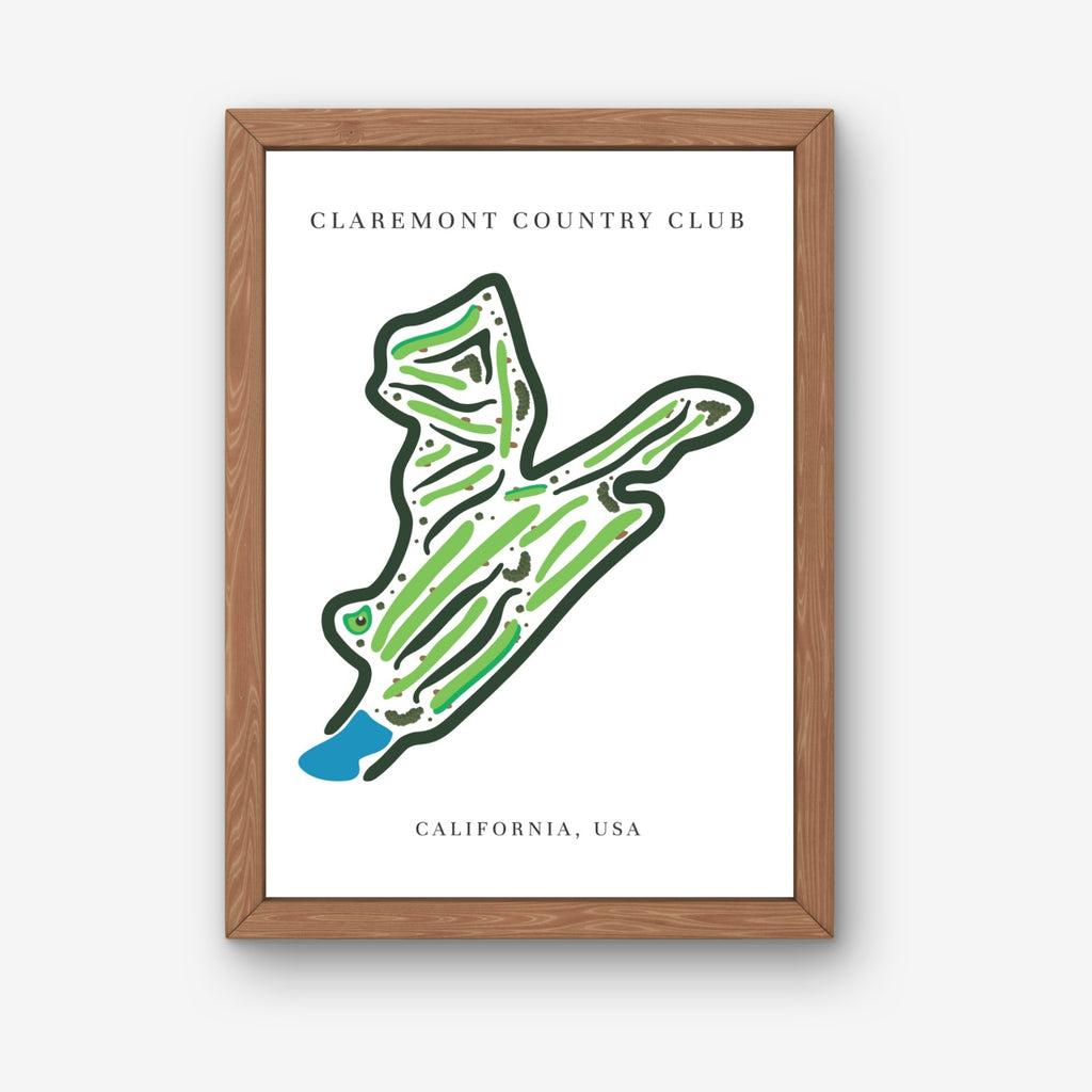 Claremont Country Club, Golf Course Print, California