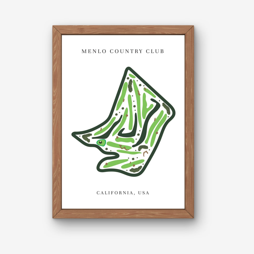 Menlo Country Club, Golf Course Print, California