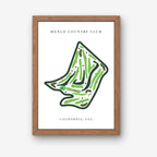 Menlo Country Club, Golf Course Print, California