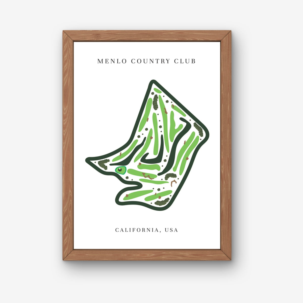 Menlo Country Club, Golf Course Print, California