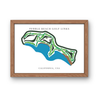 Pebble Beach Golf Links, Golf Course Print, California
