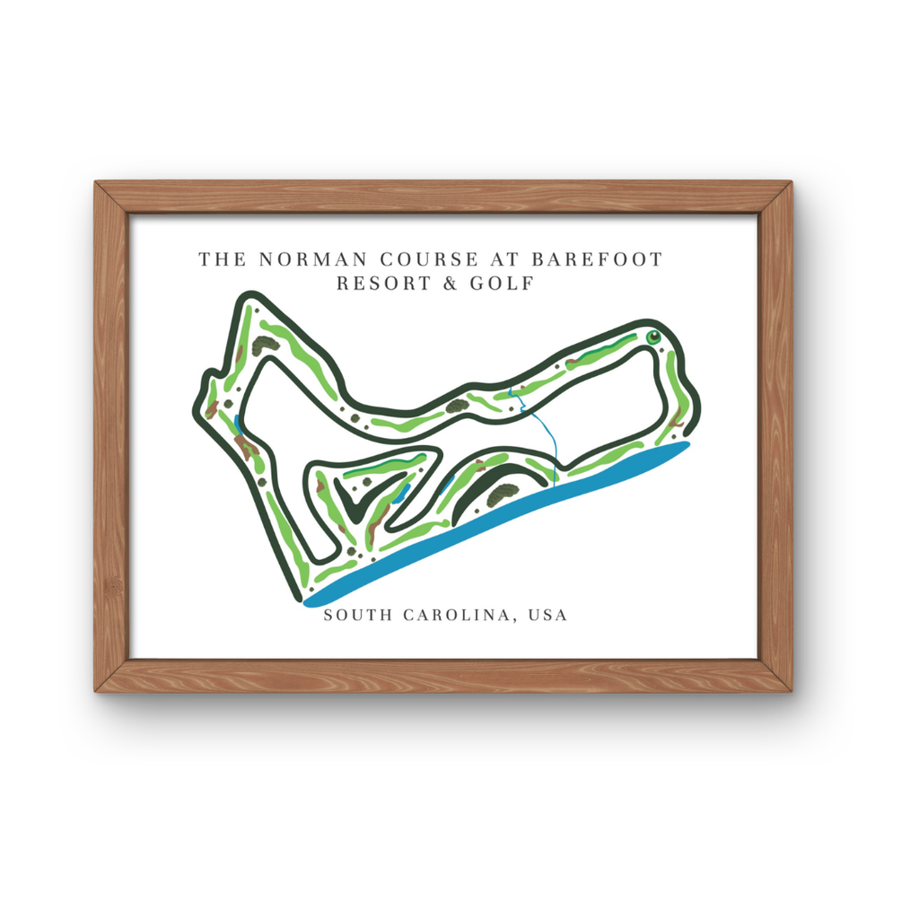 The Norman Course at Barefoot Resort & Golf, Golf Course Prints, South Carolina
