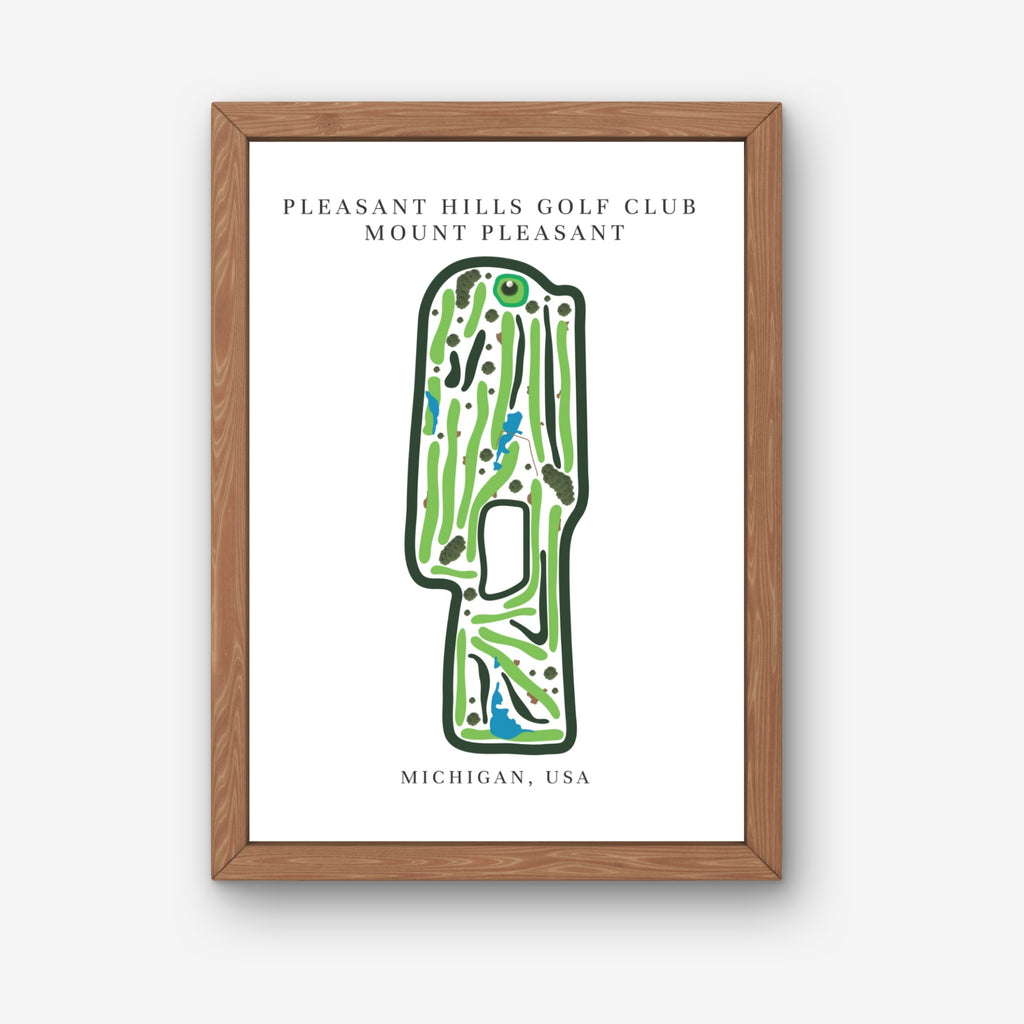 Pleasant Hills Golf Club, Golf Course Prints, Michigan