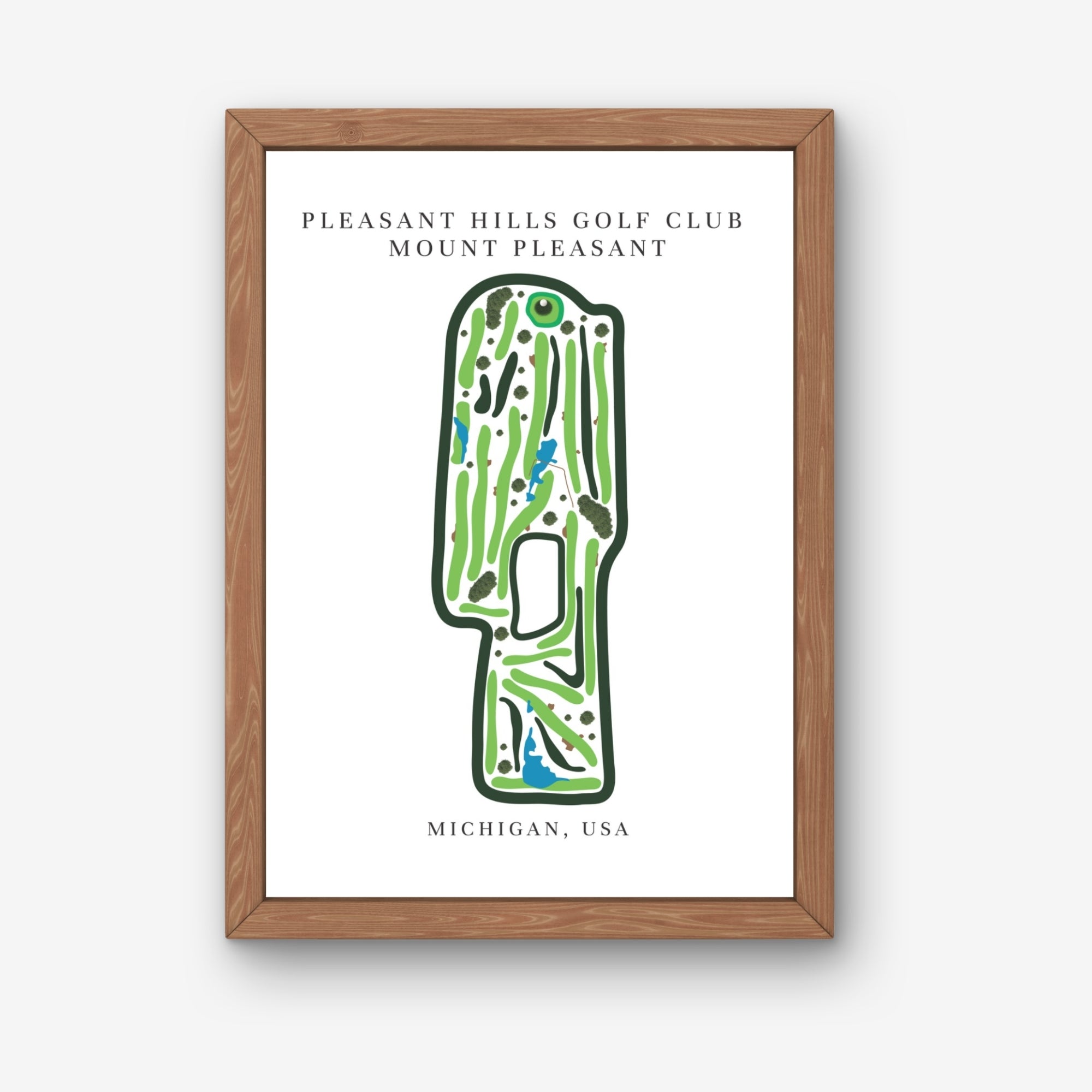 Pleasant Hills Golf Club, Golf Course Prints, Michigan