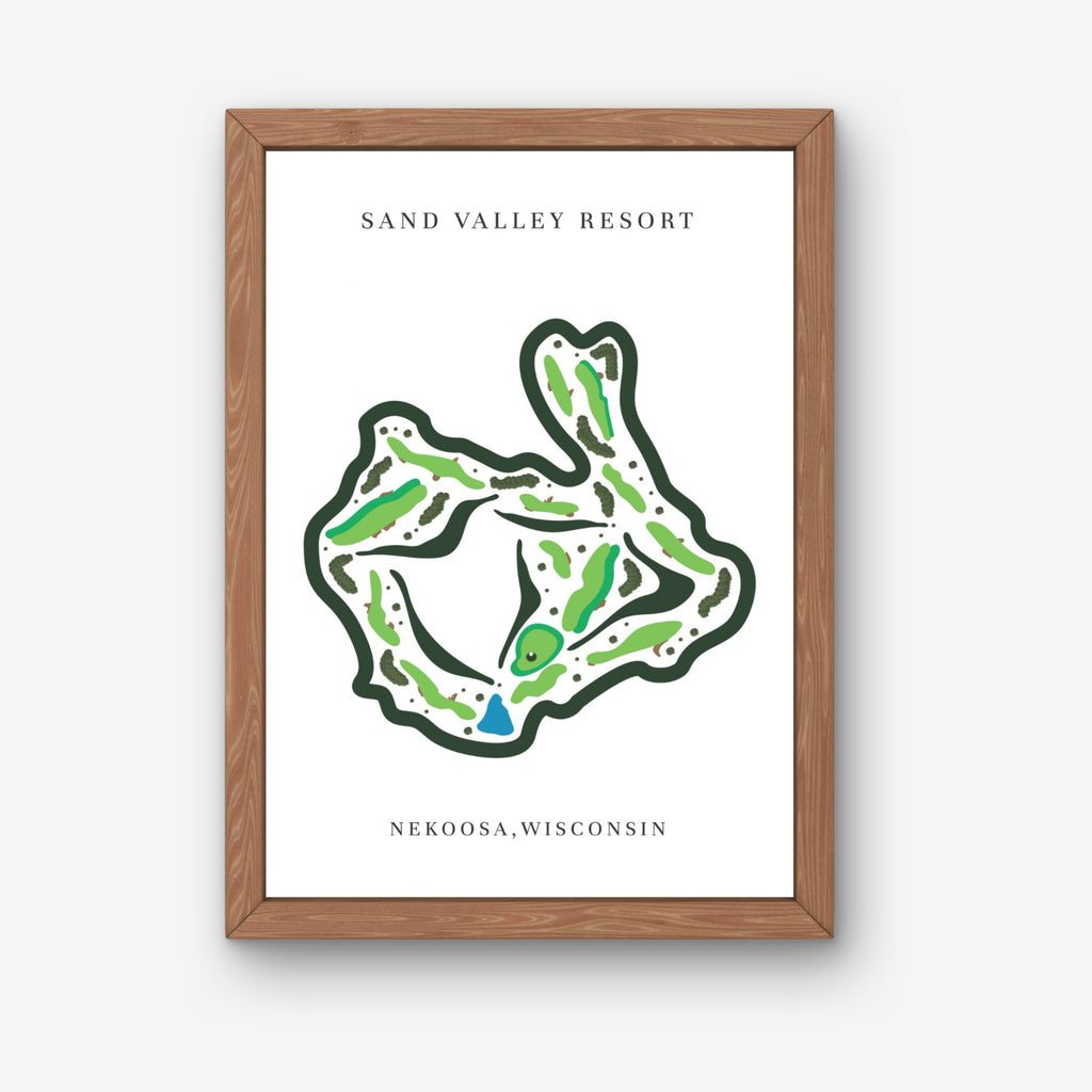 Sand Valley Resort Nekoosa, Golf Course Print, Wisconsin