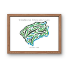 Whispering Pines Golf Club Course Print, Texas