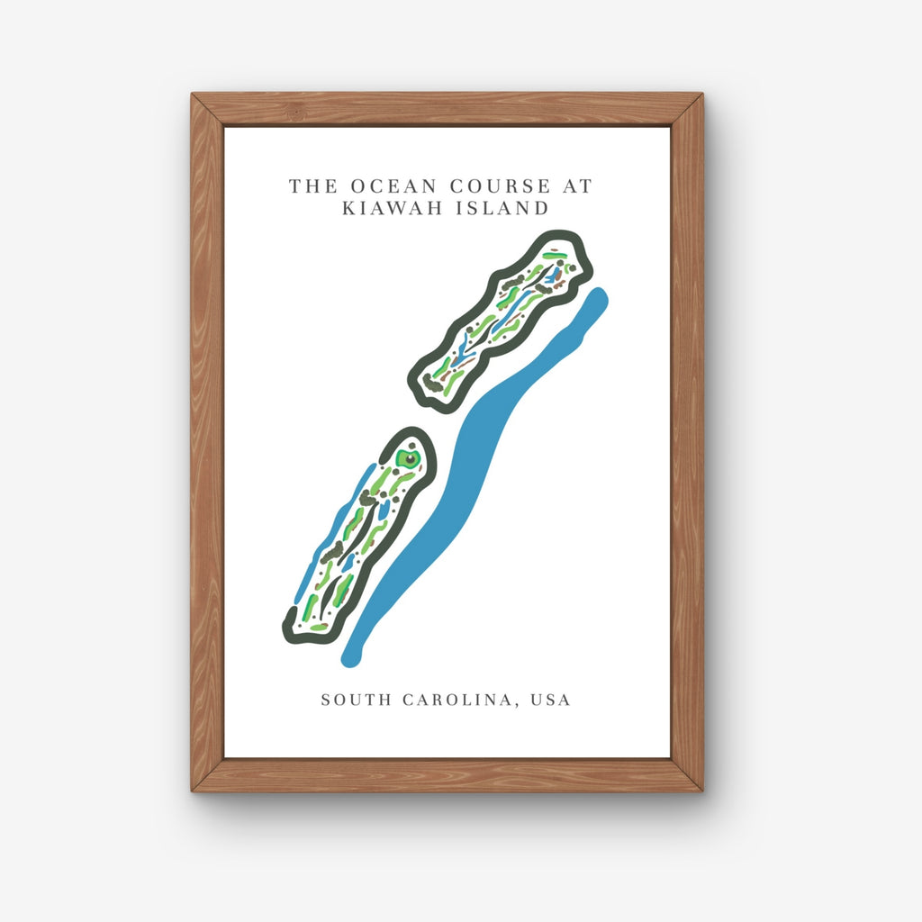 Ocean Course at Kiawah Island, Golf Course Print, South Carolina