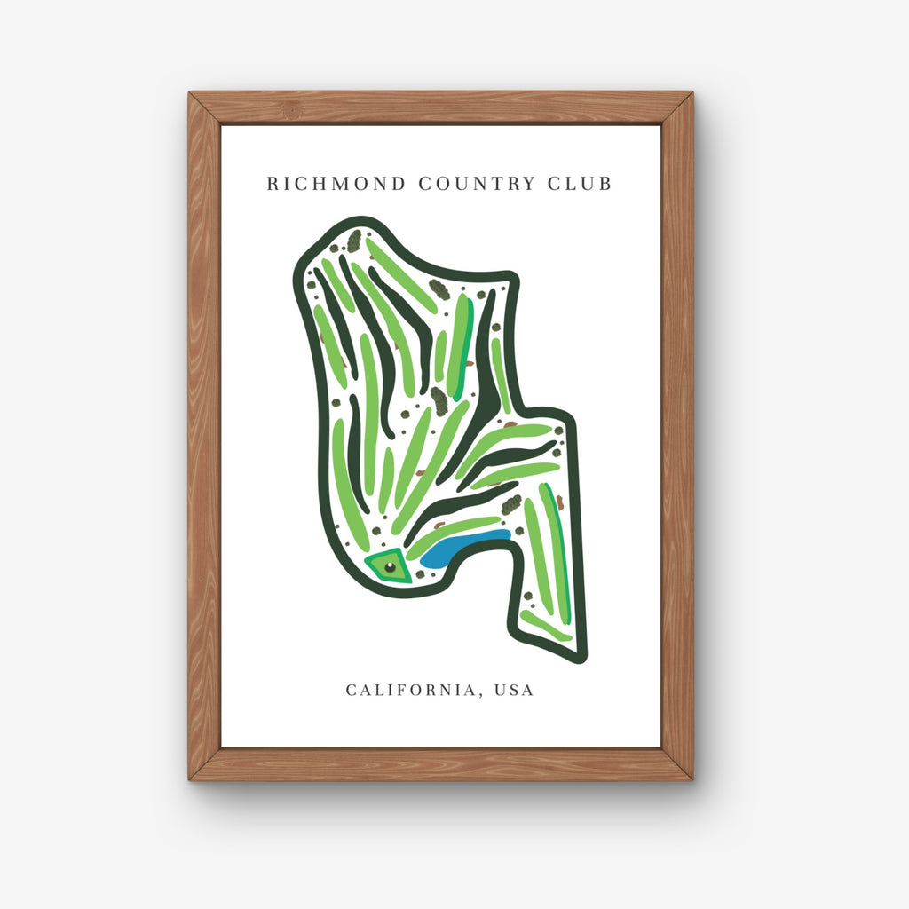 Richmond Country Club Golf Course Prints, California